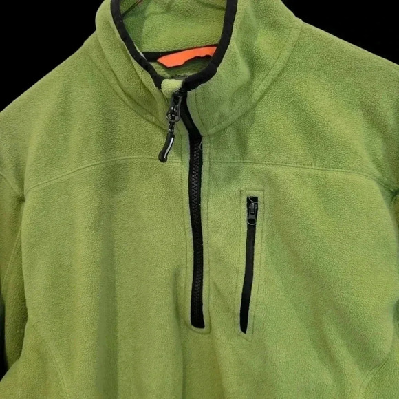Mondetta Woman's L  Green Fleese Quarter Zip Jacket - Picture 7 of 7